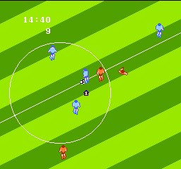 Goal! (Europe) In game screenshot